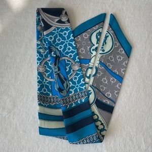 Skinny Scarf for Handbags, Hair Ties, Neck Scarf